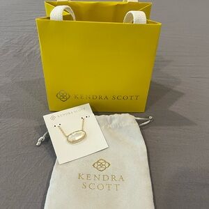 Kendra Scott Elisa Gold Statement Short Pendant Necklace